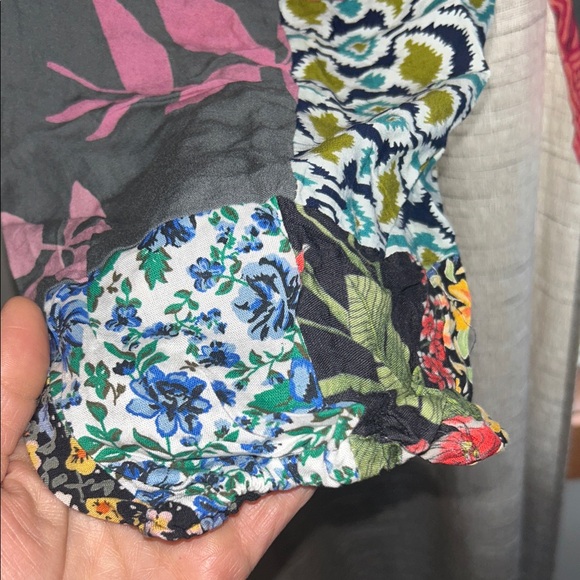 Patchwork Bohemian Women's Pants - Picture 6 of 8